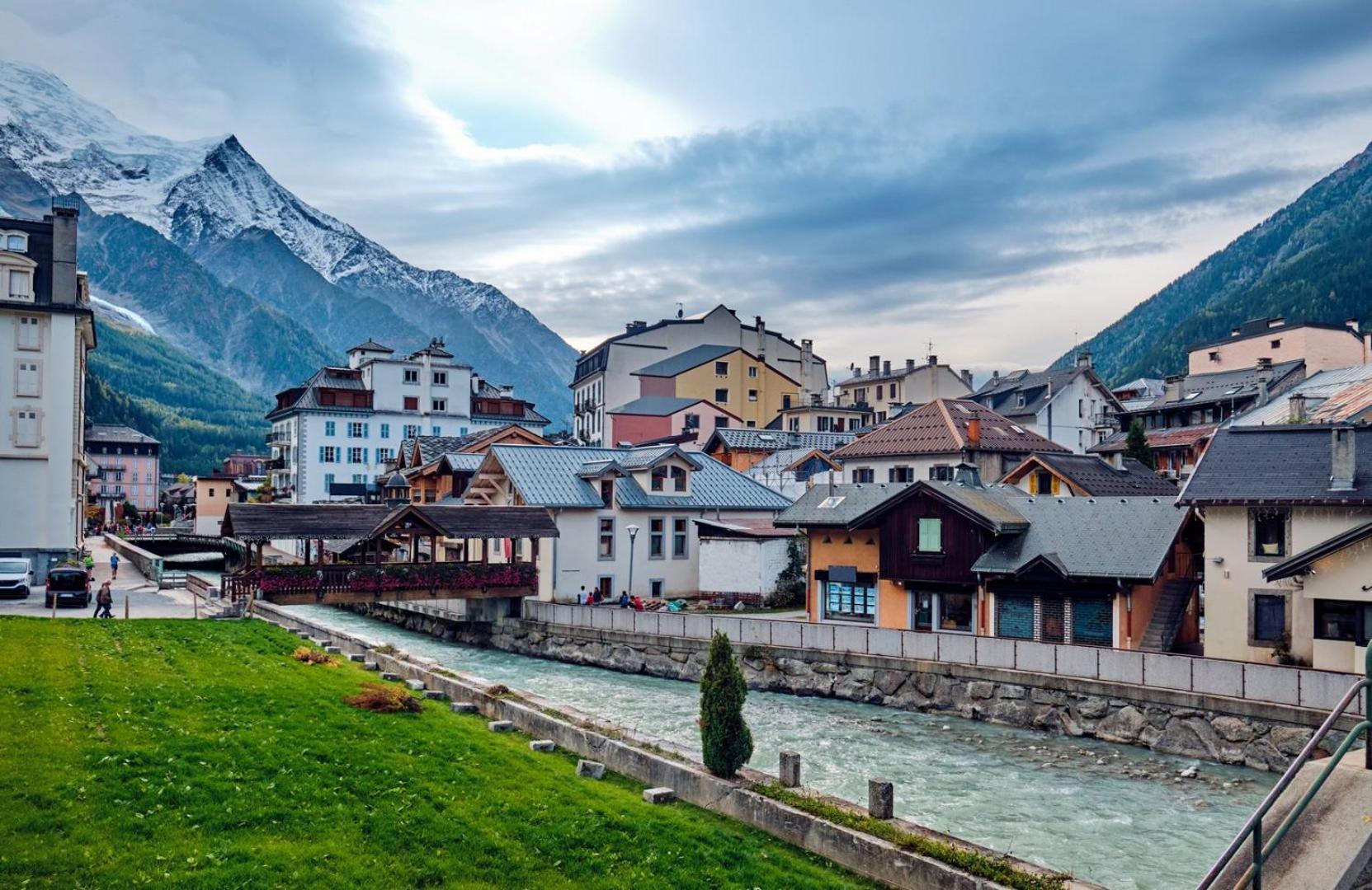 Top Floor Apartment Mansard - Central Chamonix Mont Blanc Haven מראה חיצוני תמונה