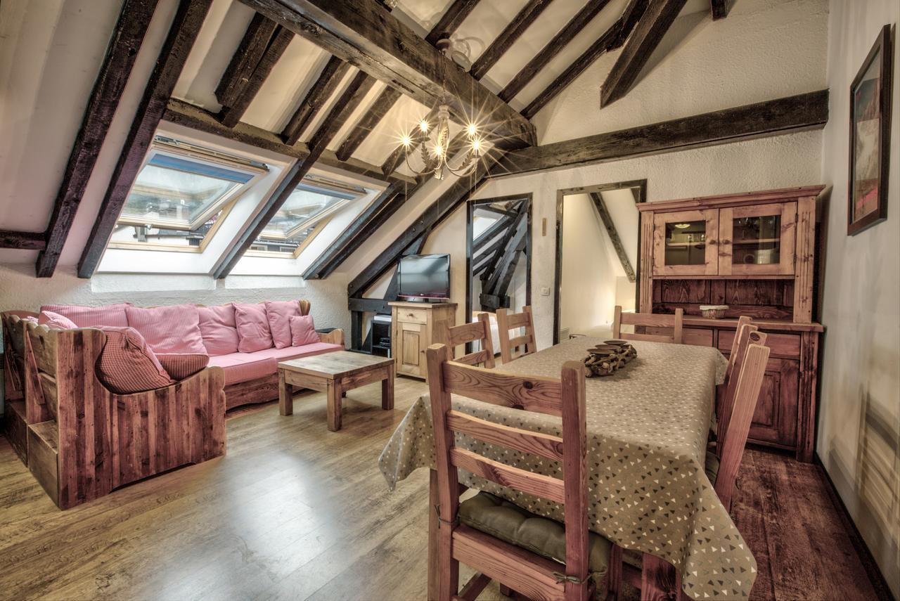 Top Floor Apartment Mansard - Central Chamonix Mont Blanc Haven מראה חיצוני תמונה