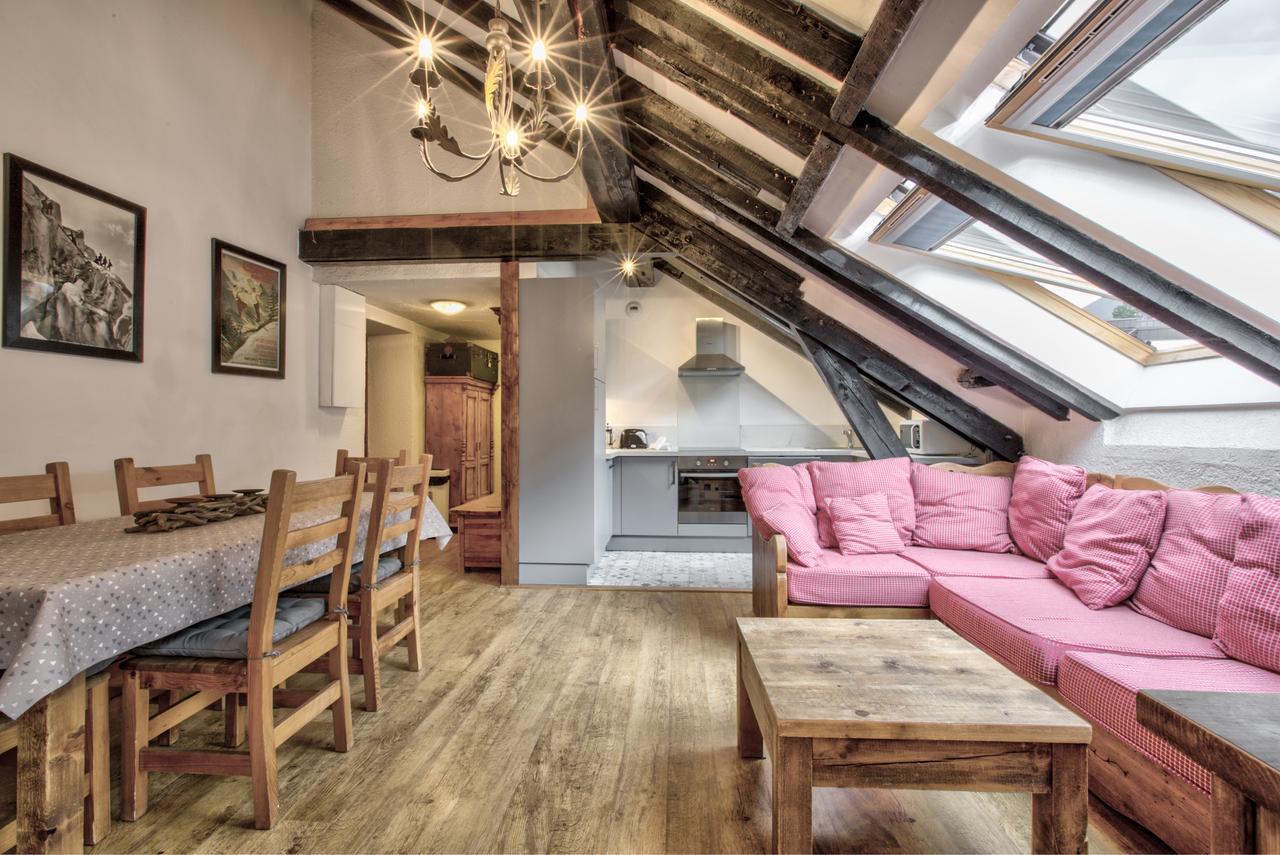 Top Floor Apartment Mansard - Central Chamonix Mont Blanc Haven מראה חיצוני תמונה